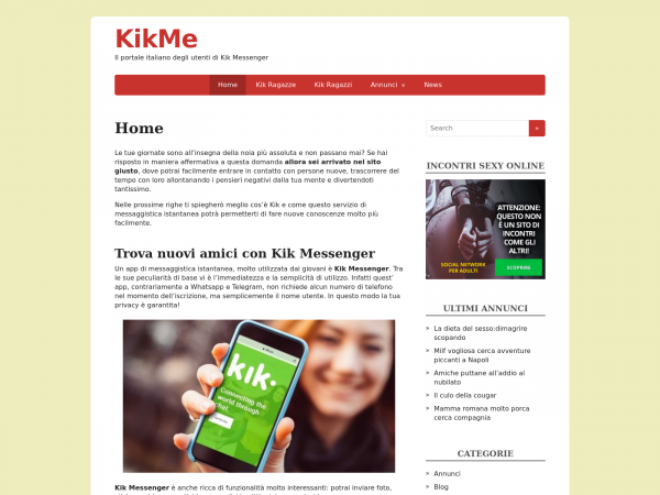 Screenshot kikme.it