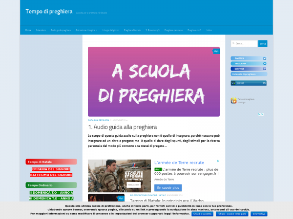 Screenshot tempodipreghiera.it