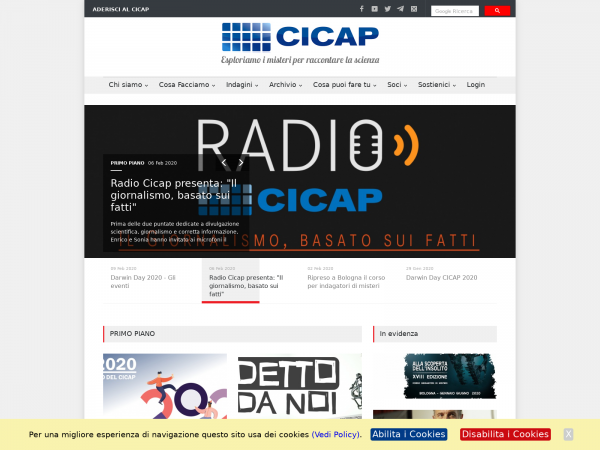 Screenshot cicap.org