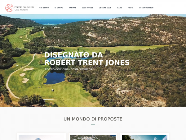 Screenshot peverogolfclub.com