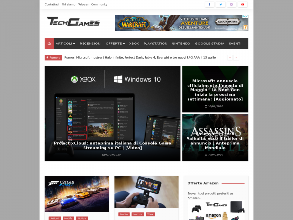 Screenshot techgamesitalia.it