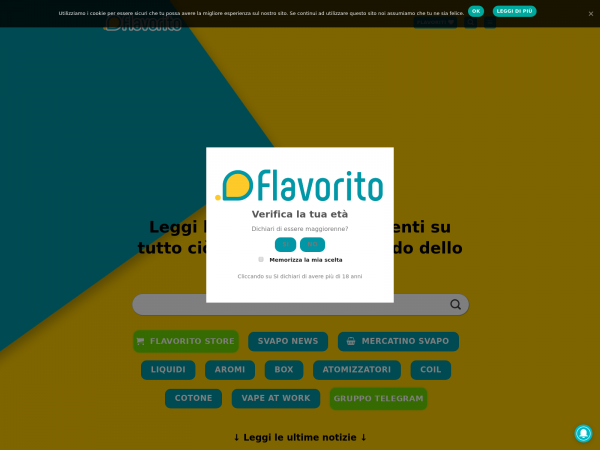 Screenshot flavorito.it