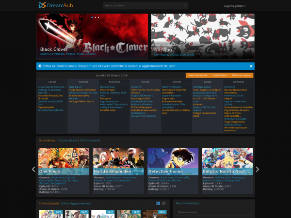 Screenshot dreamsub.stream