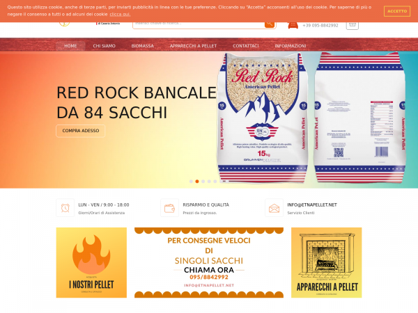 Screenshot shop.etnapellet.net