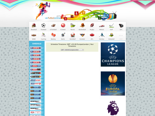 Screenshot verfutbolonline.gratis