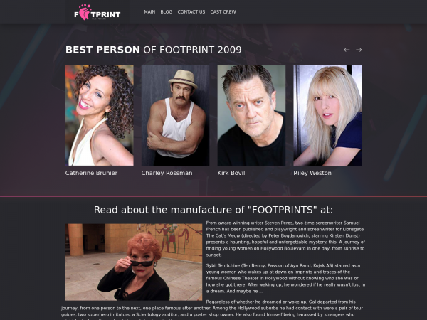 Screenshot footprintsthefilm.com