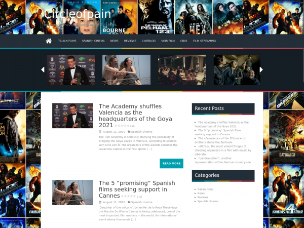 Screenshot circleofpain-movie.com