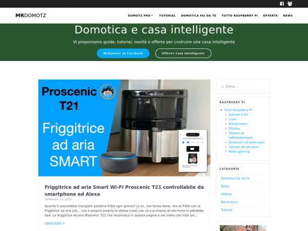 Screenshot mrdomotz.com