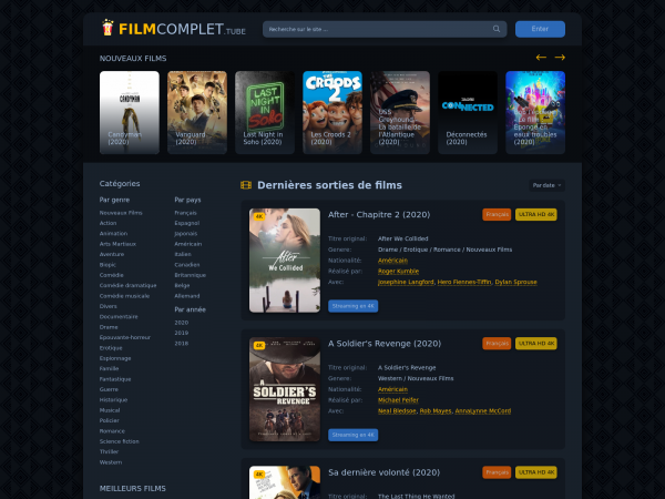 Screenshot filmcomplet.tube