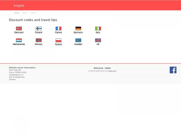 Screenshot tripplo.com