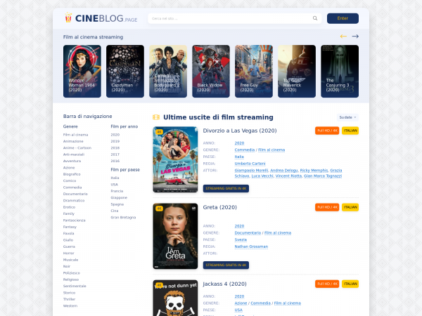 Screenshot cineblog.page
