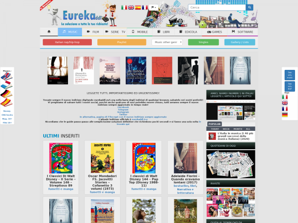 Screenshot eurekaddl.icu