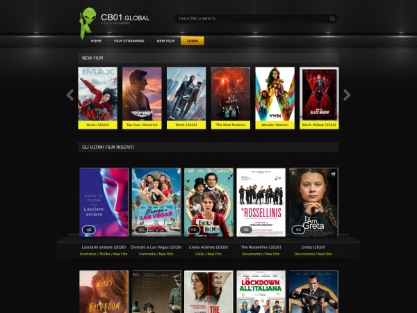 Screenshot cb01.soy