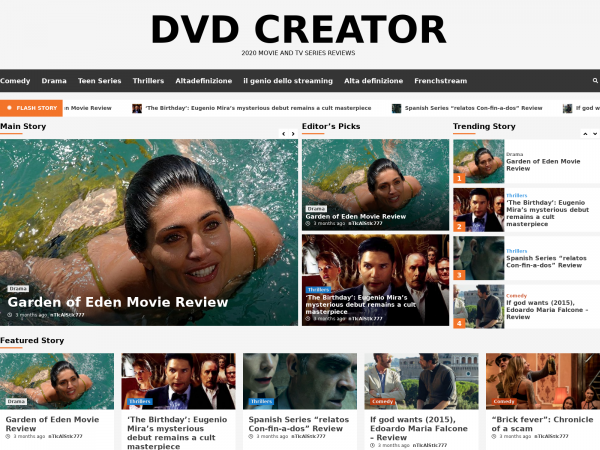 Screenshot dvd-creator.org
