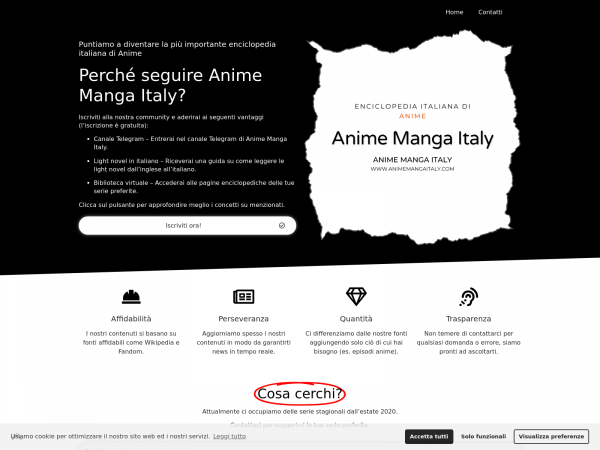 Screenshot animemangaitaly.com