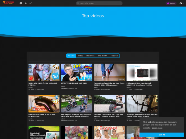 Screenshot aliexpressproductreview.com