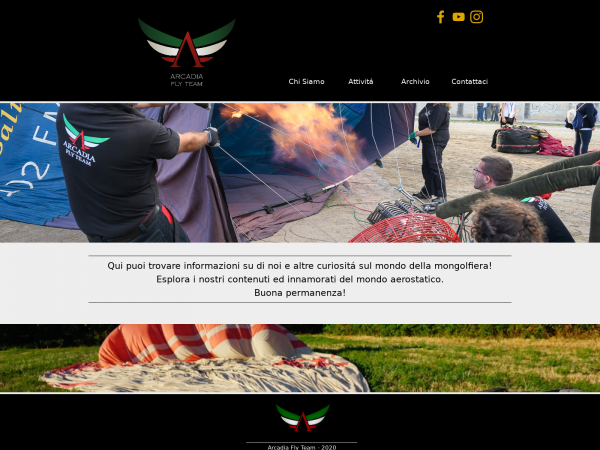 Screenshot arcadiaflyteam.netsons.org