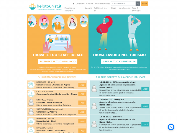 Screenshot helptourist.it