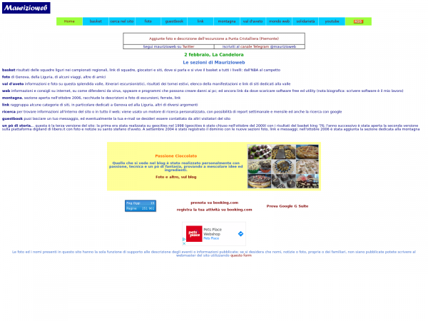 Screenshot maurizioweb.it
