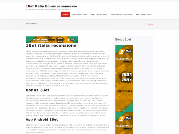 Screenshot 1betitalia.info