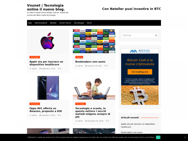 Screenshot vnunet.it