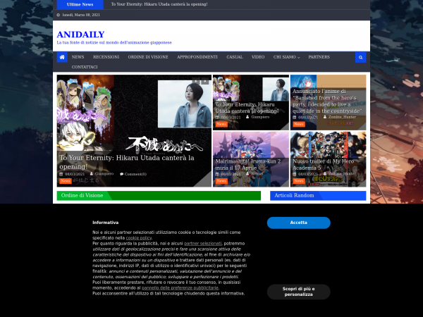 Screenshot anidaily.it