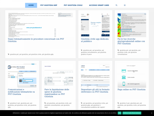 Screenshot pst-giustiziaweb.it