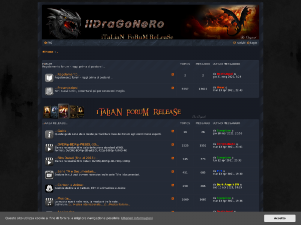 Screenshot ildragonero2.info