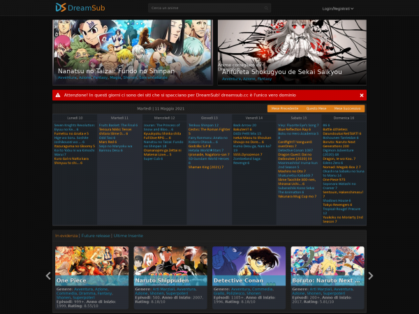 Screenshot dreamsub.cc