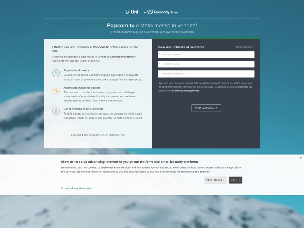 Screenshot popcorn.tv