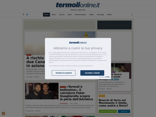 Screenshot termolionline.it