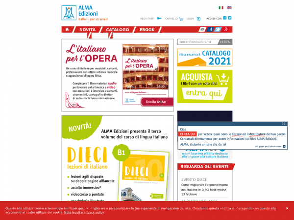 Screenshot almaedizioni.it