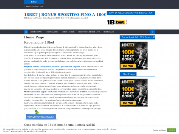 Screenshot 18betinfo.com