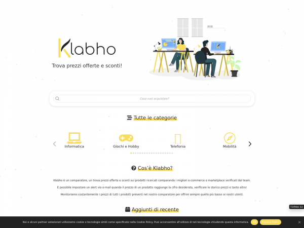 Screenshot klabho.com