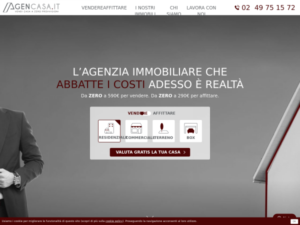 Screenshot agencasa.it